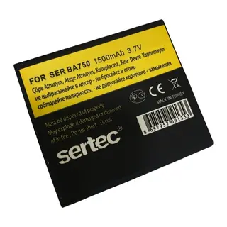 Sertec - Sony / Ericson Sr-ba750 Uyumlu Batarya