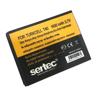 Sertec - Turkcell T-40 Uyumlu Batarya