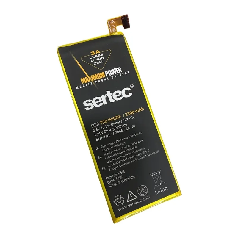 Sertec - Turkcell T-50 Uyumlu Batarya