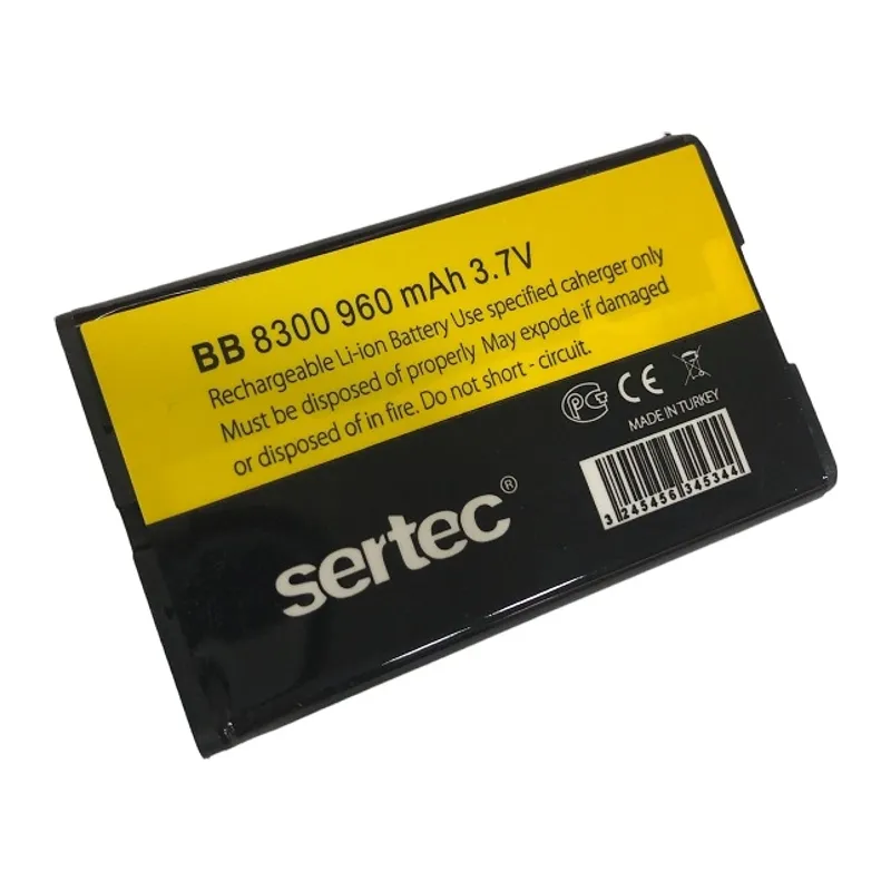 Sertec - Blackberry 8300 - 8700 Uyumlu Batarya