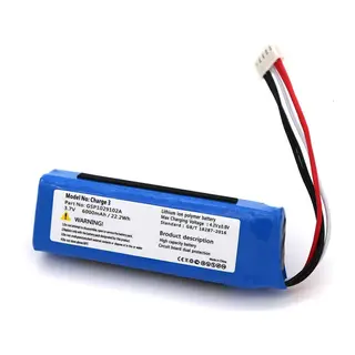 Sertec Jbl Charge 3 Uyumlu 3.7v 6000 Mah Soketli Batarya