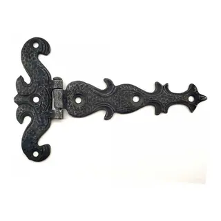Antika Tarz Dekoratif Pirinç Kuyruklu Kelebek Menteşe - 94x147 Mm, Oksit