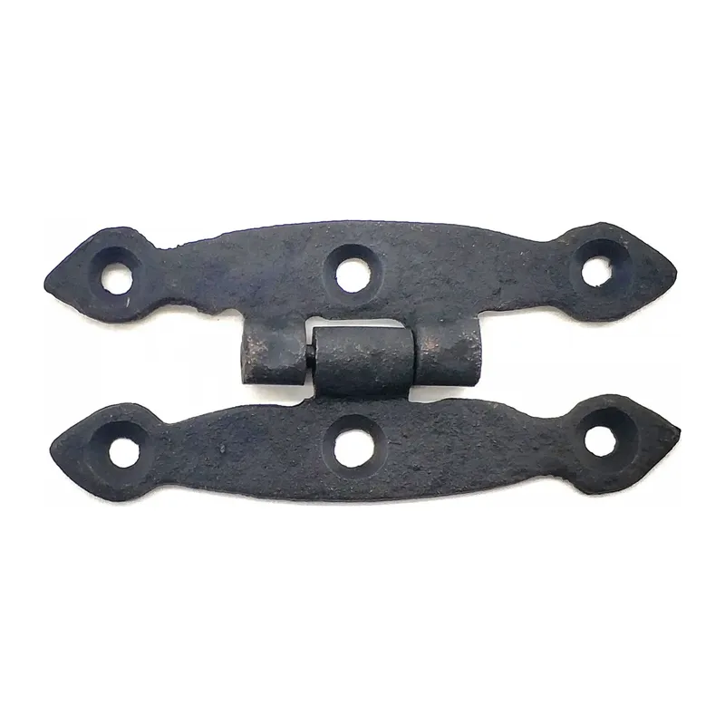 Antika Tarz Dekoratif Pirinç Dar Menteşe - 75x39 Mm, Oksit