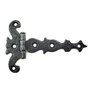 Antika Tarz Dekoratif Pirinç Kuyruklu Kelebek Menteşe - 63x100 Mm, Oksit