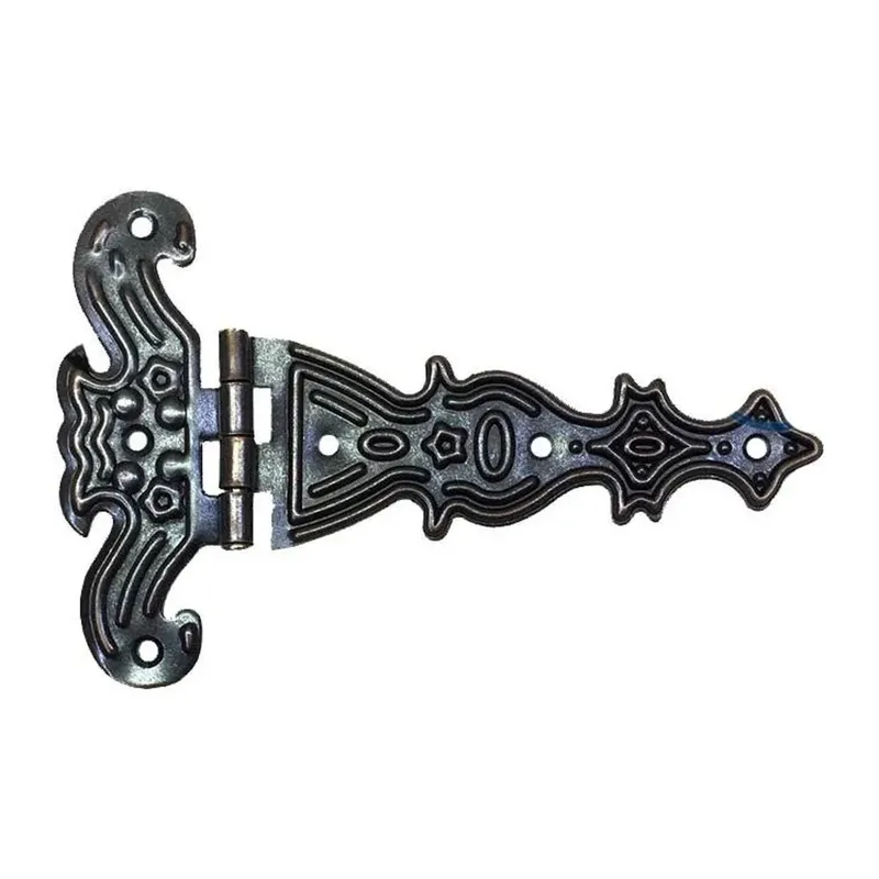 Dekoratif, Sac Tek Kuyruklu Menteşe - 69x102 Mm, Büyük, Eskitme, 1 Adet