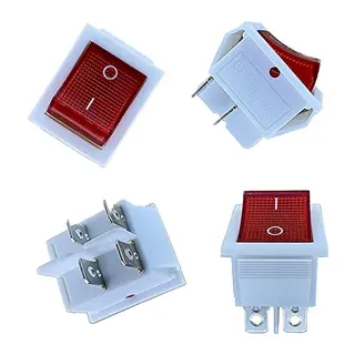 Ic-104b Geniş Işıklı Anahtar On-off Beyaz Kasa