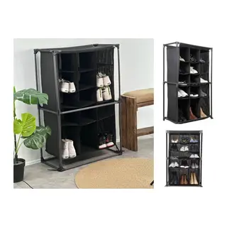 Ayakkabı Rafı - 15 Bölmeli Kumaş Ayakkabı Dolabı