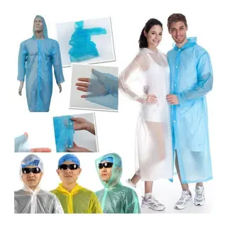 Tek Kullanımlık Çıtçıtlı Yağmurluk