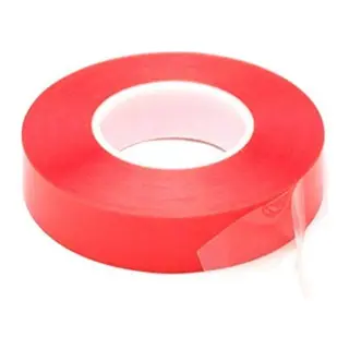 Çift Taraflı Akrilik Silikonize Bant 18 Mm X 2 Metre Kırmızı Vhb