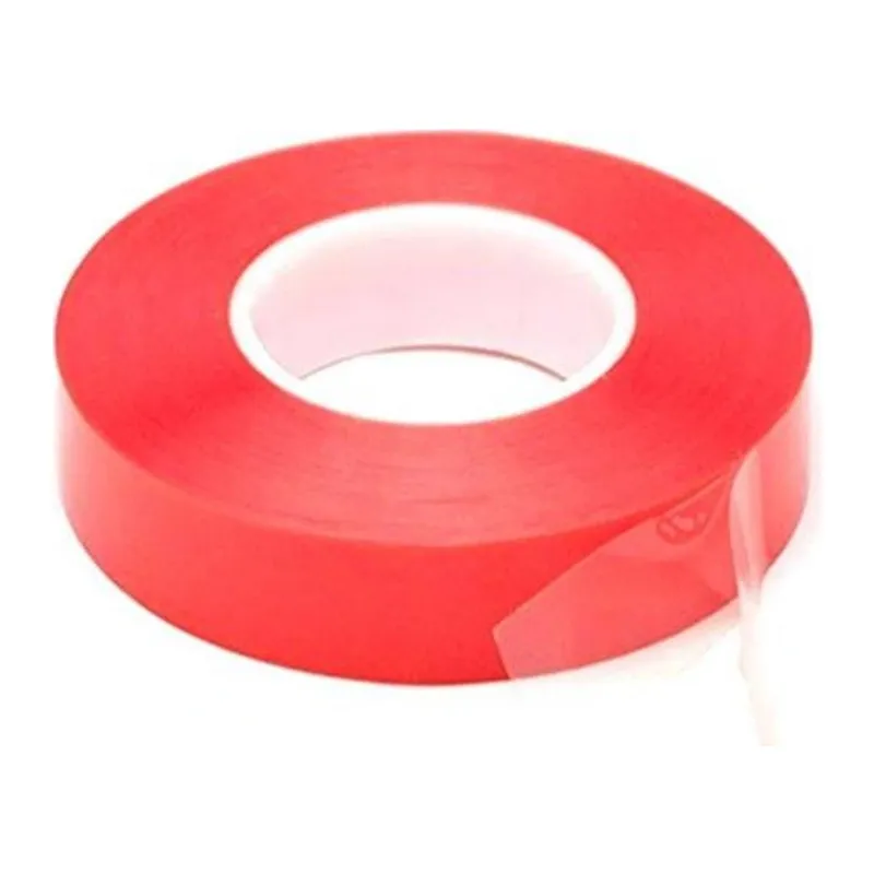 Çift Taraflı Akrilik Silikonize Bant 18 Mm X 2 Metre Kırmızı Vhb