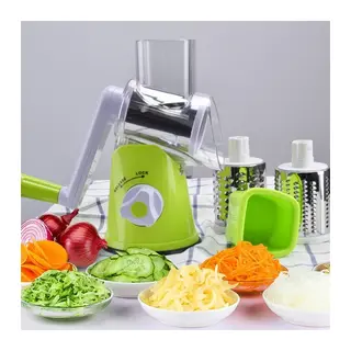 Tutma Kollu Çevirmeli Pratik Rulo Rende Drum Grater