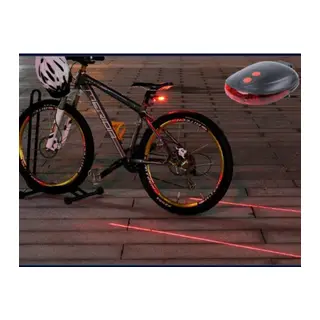 Lazer Güvenlik Şeritli Bisiklet Stop Lambası
