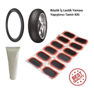 Büyük Lastik Yaması - Bisiklet - Motor Lastiği Yaması