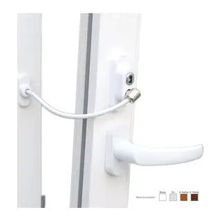 Anahtarlı Halatlı Pvc Kapı Pencere Emniyet Kilidi