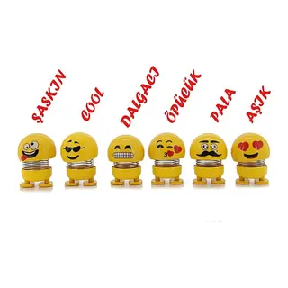 Zıp Zıp Kafalar Sevimli Kafa Sallayan Emojiler Çılgın Kafalar