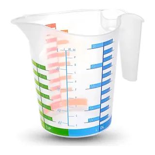 Ölçü Kabı Dereceli Renkli 1000 Ml
