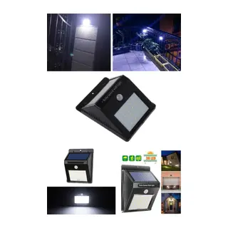 Sensörlü Solar Duvar Lambası 20 Ledli