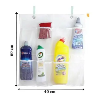 8 Cepli Askılı Mutfak Banyo Düzenleyici Askılı File Organizer