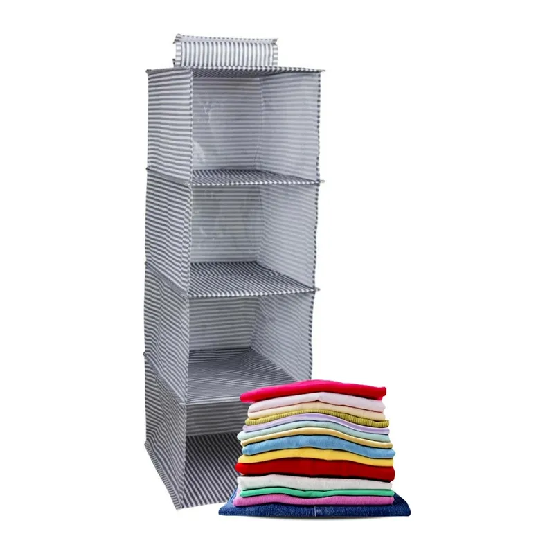 4 Gözlü Dolap Organizer Zebra Model