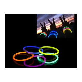 10 Adet Karanlıkta Işık Veren Bracelet Fosforlu Kırılan Çubuk Bileklik