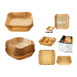 Airfreyer Fritöz Kağıdı Kare Xl / Xxl 50li