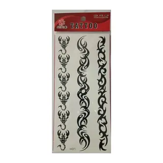 Geçici Dövme Şablonu 3lü - M071