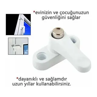 Pvc Kapı Pencere Emniyet Kilidi - Çelik