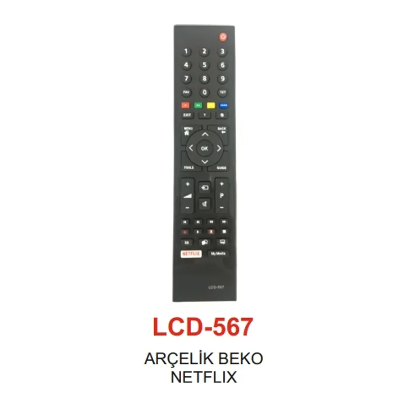 Arçelik - Beko 3d Smart Netflix Tv Kumandası - Lcd 567