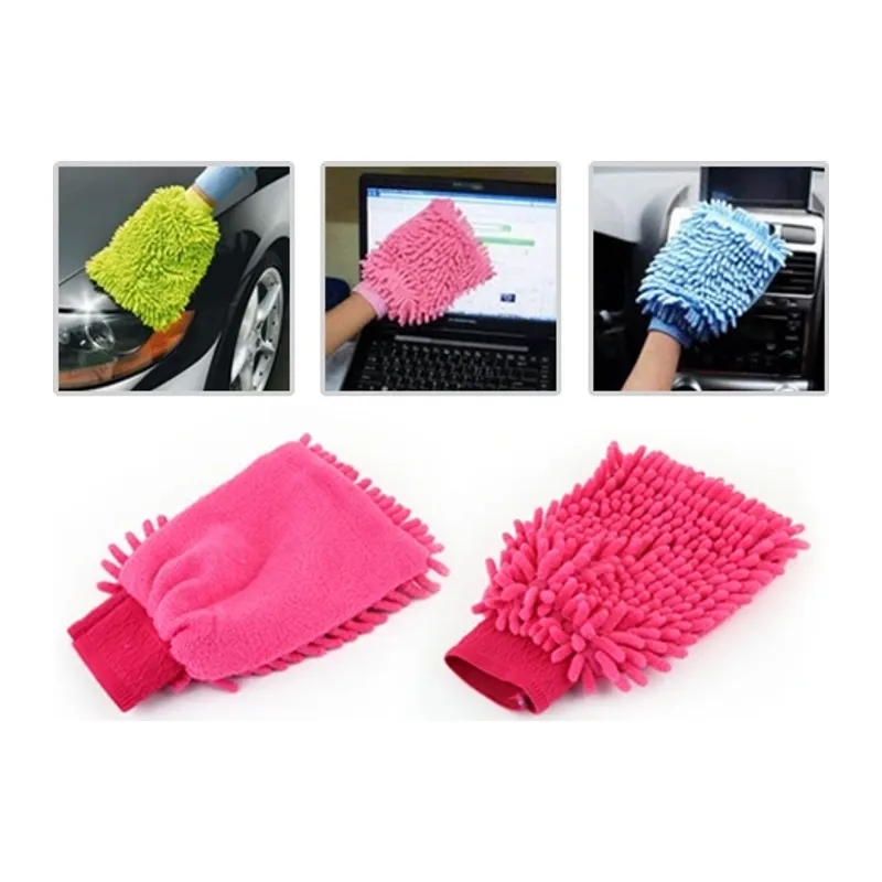 Mikrofiber Temizlik Eldiveni - Araç Yıkama Eldiveni Oto Yıkama Temizleme Cila Eldiveni