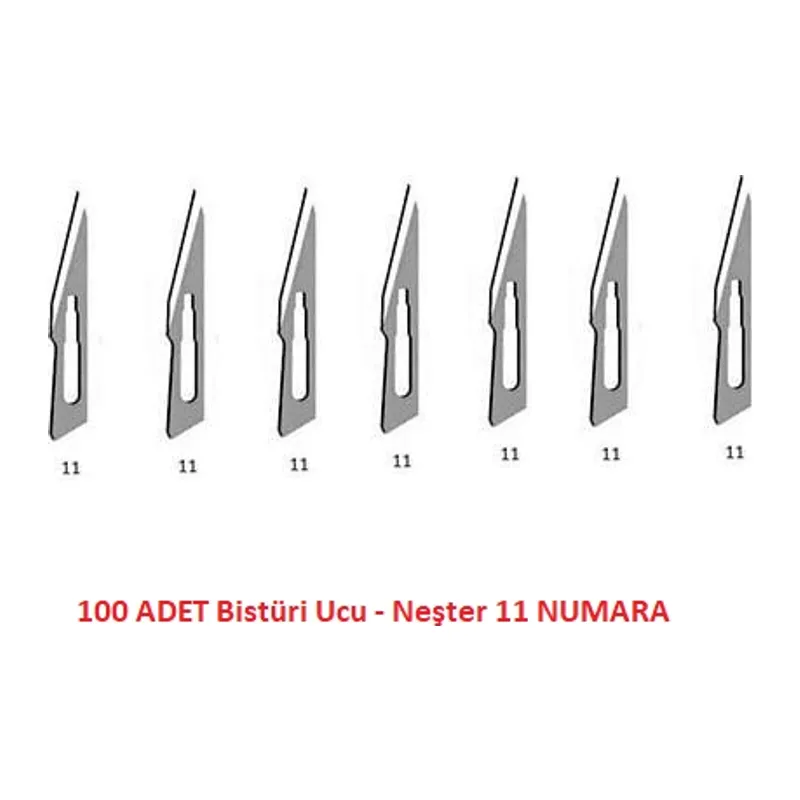 Ucu No 11 - Neşter - 100 Adet