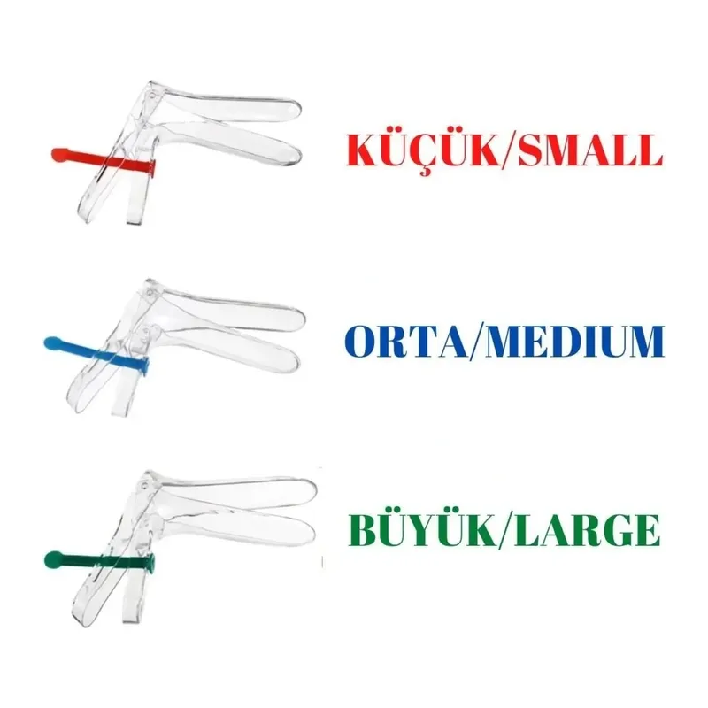 Vaginal Speculum S/m/l - Vajinal Spekülüm 3lü Paket