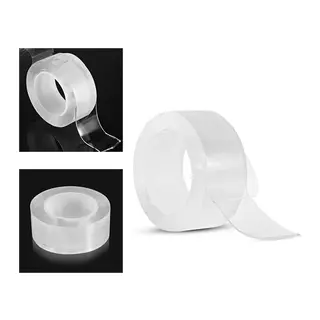 2 Metre X 3 Cm Şeffaf Güçlü Nano Çift Taraflı Silikon Jel Yapıştırıcı Bant