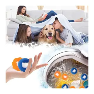 2 Adet Çamaşır Makinesi Ve Evcil Hayvanlar İçin Tüy Toplayıcı Yıkanabilir Sünger Top