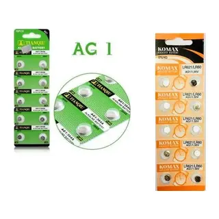 Buton Pil - Saat Lazer Hesap Makinesi Pili 10lu Paket Ag1 Lr621/lr60 1.55v