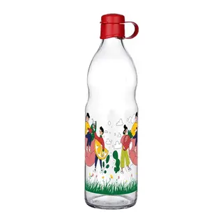 Frido Desenli Cam Suluk 1000 Ml