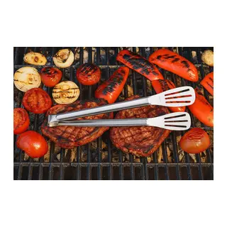 Maşa Paslanmaz Barbekü Maşası - 25 Cm Mutfak Ekmek Maşası
