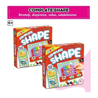 Complate Shape Renklerle Zekanı Konuşturma Oyunu