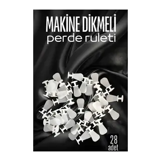 Makine Dikmeli Perde Düğmesi Perde Ruleti Perde Düğmesi 28 Adet