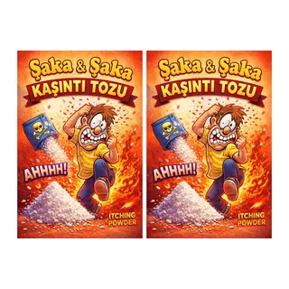 2 Adet Kaşıntı Tozu Şaka Kaşıntı Tozu Eğlence Şaka Amaçlı Toz