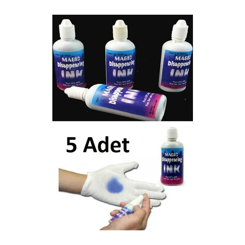 5 Adet Sihirli Şaka Mürekkebi