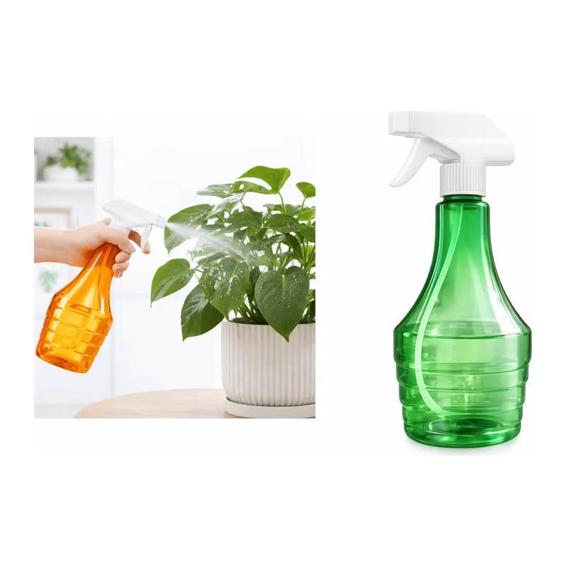 Çok Amaçlı Fısfıs Çiçek Sulama Şeffaf Su Sprey Şişesi 500 Ml