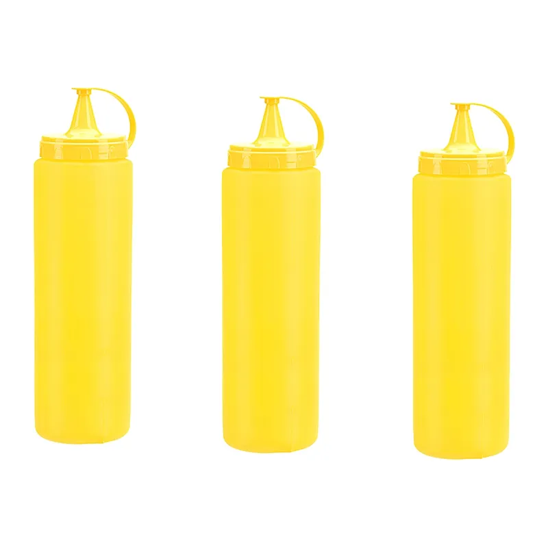 Mayonez Sos Şişesi - 700ml Sarı 3 Adet