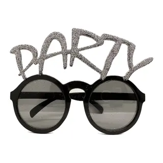 Gümüş Simli Party Yazılı Parti Gözlüğü