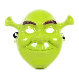 Yeşil Shrek Maskesi 21x25 Cm