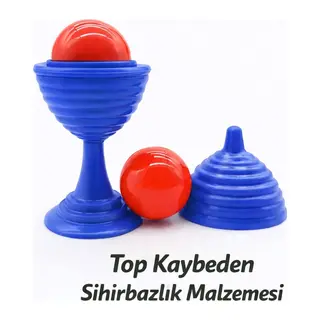 Mavi Renk Sihirli Kupa Top Kaybetme Oyunu 7 Cm