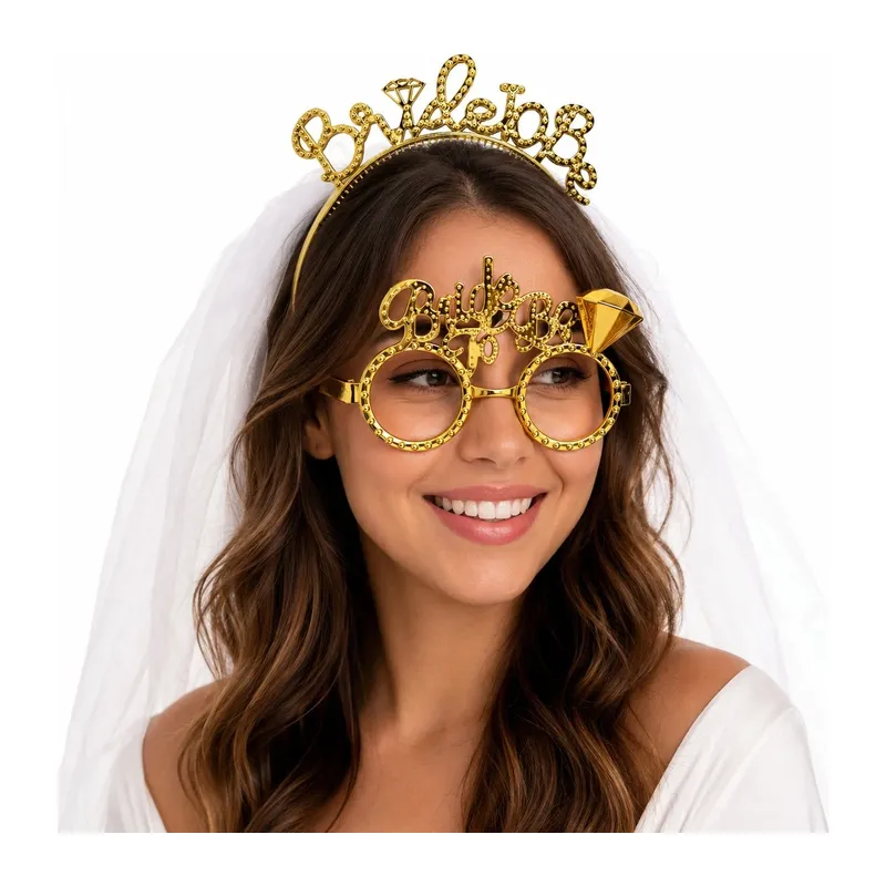 Bride To Be Gold Taç Ve Parti Gözlüğü Seti