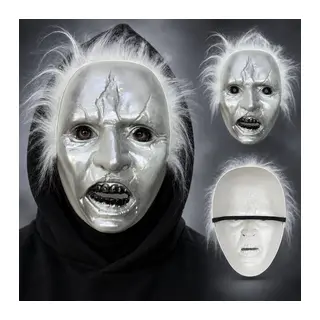 Beyaz Saçlı Michael Myers Plastik Karakter Maskesi