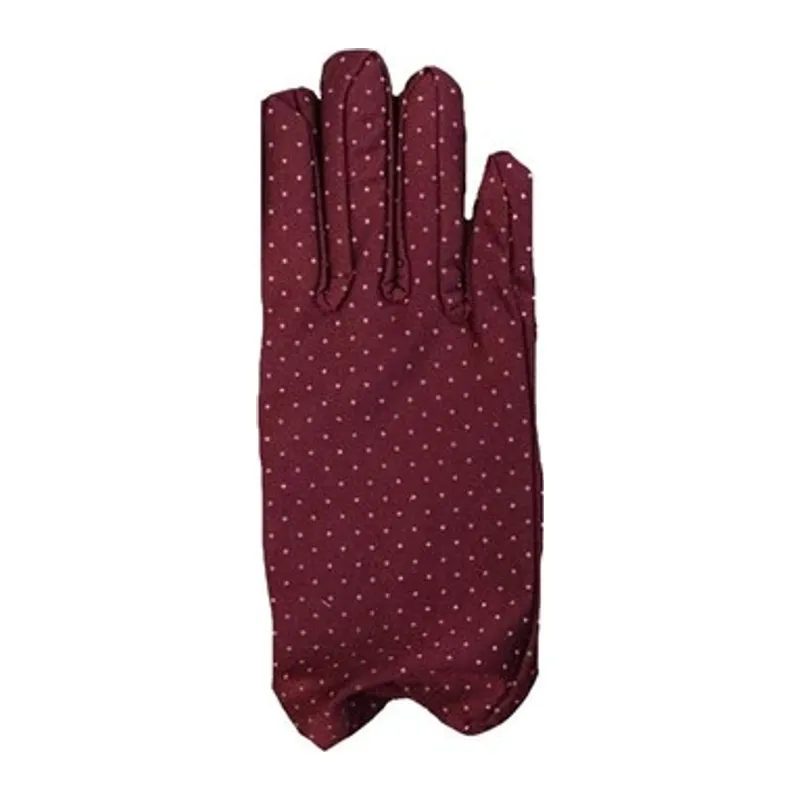 Bordo Renk Puanlı Çocuk Eldiveni