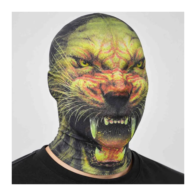 Kaplan Desenli Çorap Maske – Yüzü Saran Giyilebilir Maske