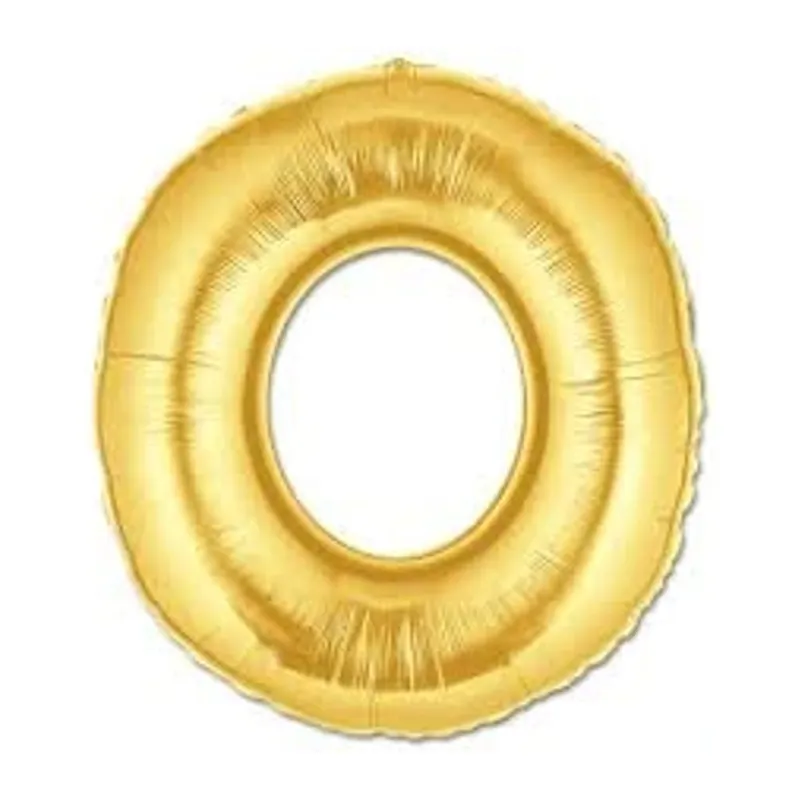 O Harf Folyo Balon Altın Renk 40 İnç